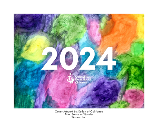 Cover of CEC 2024 Calendar benefitting Yes I Can